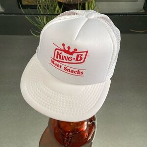 Vintage B Snacks White SnapBack